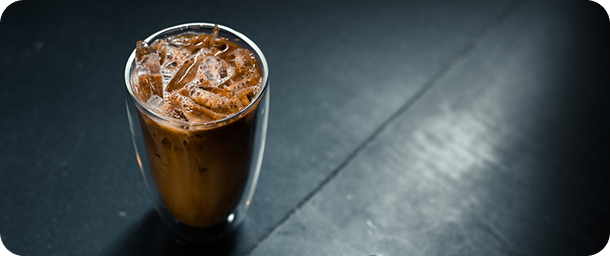 vaso de café frappé