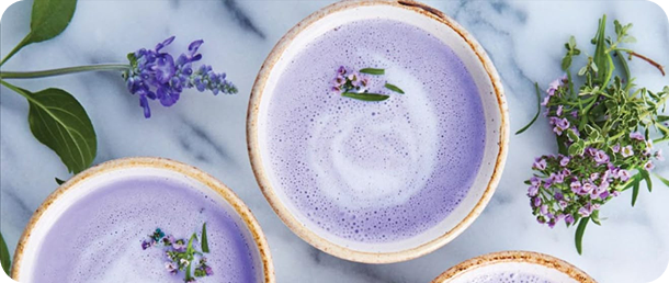 3 lattes de lavanda