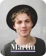 Martin, encargado de playlists y ambientación